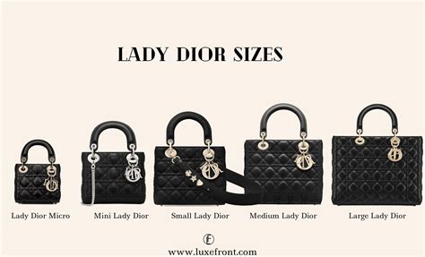 lady dior mini size.